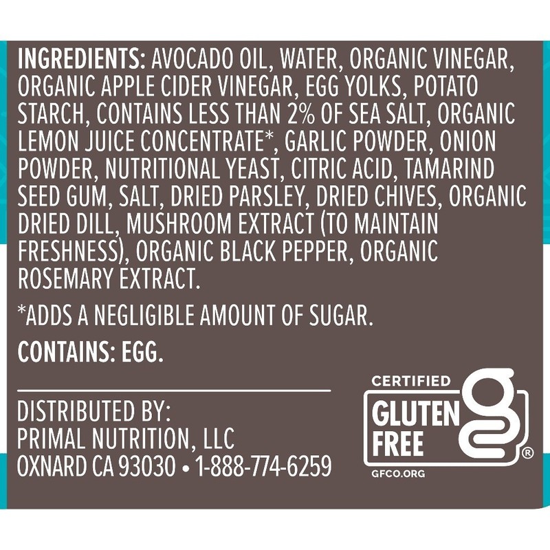 Avocado Oil Ranch Dressing and Marinade 8 fl oz Bottle for Salads Cooking gallery