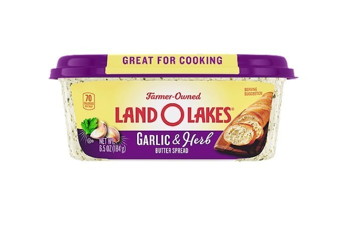 Land O Lakes Garlic & Herb Butter Spread, 6.5 oz (3 Pack)