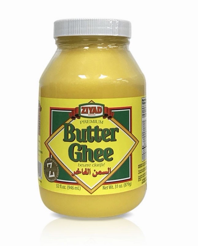 Ziyad Premium Butter Ghee Clarified Butter, 32 fl oz (946 mL) Jar