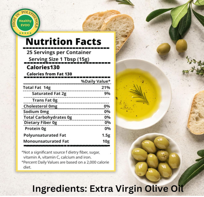 High Polyphenol Rich Olive Oil - New Harvest - Extra Virgin Olive Oil Polyphenol gallery