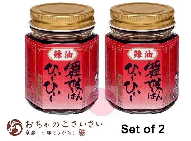 KYOTO RA-YU CHILLI OIL Maiko-han Hi Hi FURIKAKE Made in Japan / 90g x 2