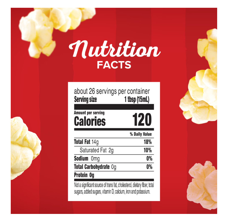 Orville Redenbacher's Movie Theater Butter Flavored Topping Oil, 13 fl oz. gallery