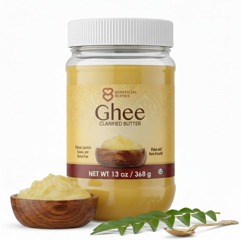 Ghee, Clarified Butter, Lactose & Casein Free Cooking Oil, Keto & Paleo Frien…