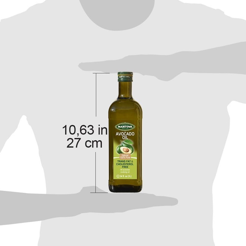 Mantova Avocado Oil 34oz 100% Pure All Purpose Cooking Keto Friendly gallery