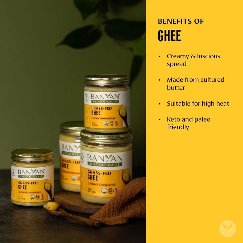 Grass-Fed Ghee – Original Cultured Organic Ghee (Clarified Butter) – Tasty Oi... gallery