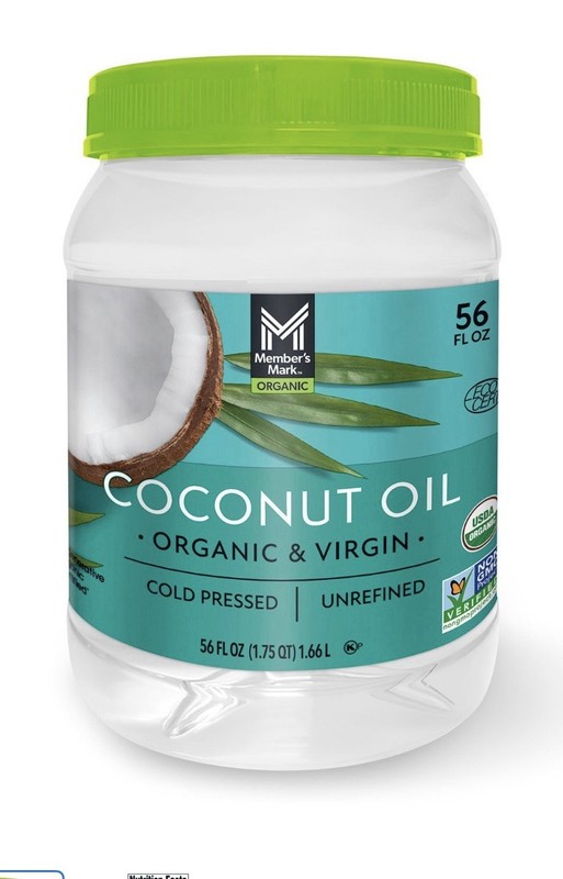 Member’s Mark Organic And Virgin Coconut Oil 56 Fl. Oz.