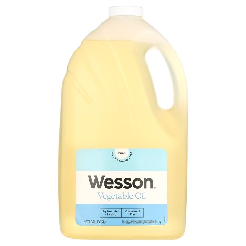 Pure Cholesterol Free Soybean Vegetable Cooking Oil 128 fl oz Large Size for