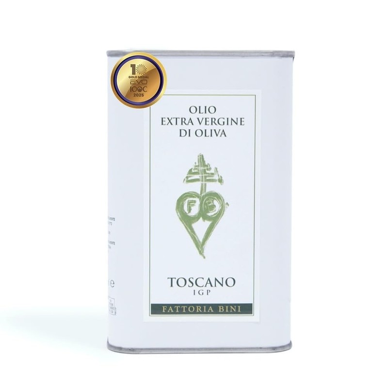 Fattoria Bini Tuscany Extra Virgin Olive Oil from Italy – 2025 Gold Award Win…