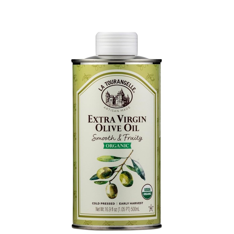 Extra Virgin Olive Oil Organic Cold Pressed 16.9oz for Cooking Salad Dipping gallery