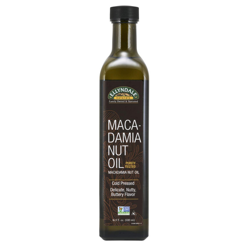 NOW Foods Macadamina Nut Cooking Oil in Glass Bottle, Purity Tested, 16.9oz