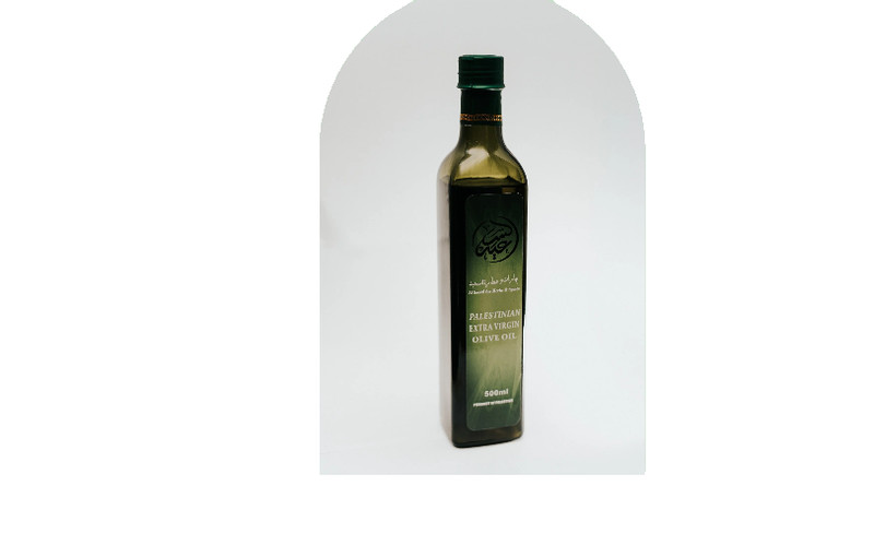 Alkhalil Palestinian Extra Virgin Olive Oil 500ml Bottle