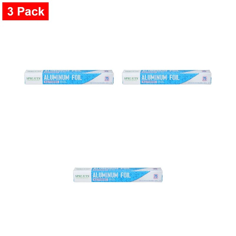 Sprouts Multi Purpose Aluminum Foil 1 each – 3 Packs