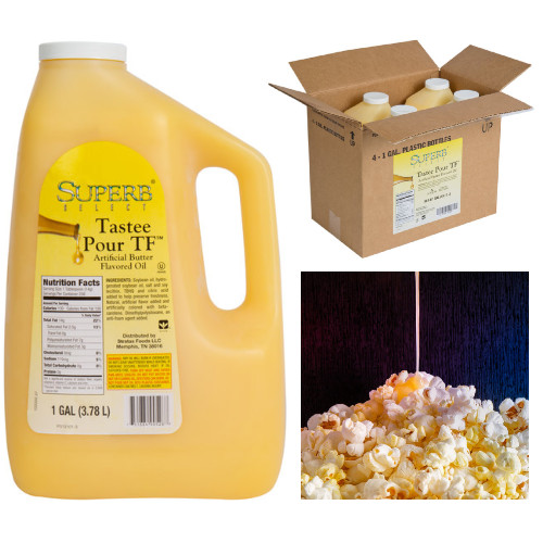 4 Case 1 Gallon Grilling Sauteing Liquid Butter Flavored Oil Alternative gallery