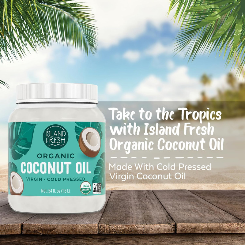 Organic Coconut Oil (54 Oz) - Organic Virgin Coconut Oil Great for Baking, Versa gallery