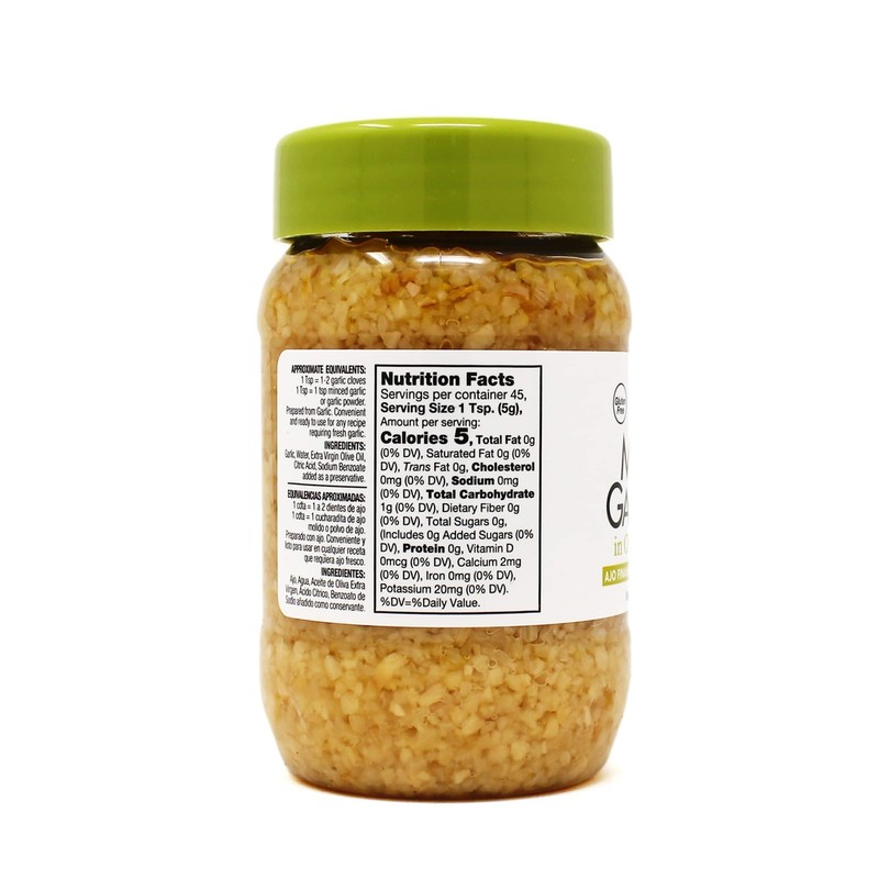 Minced Garlic in Olive Oil - 8oz Jar, Pack of 12 - Flavorful Cooking Essential gallery