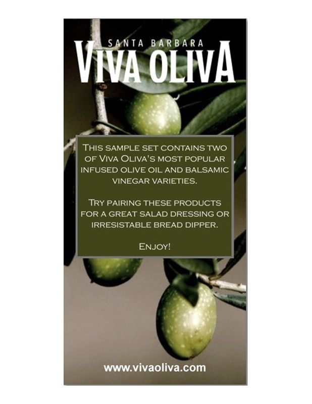 Viva Oliva Two 60ml (2oz) Variety Gift Set - Tuscan Herb Infused Olive Oil & 18 gallery