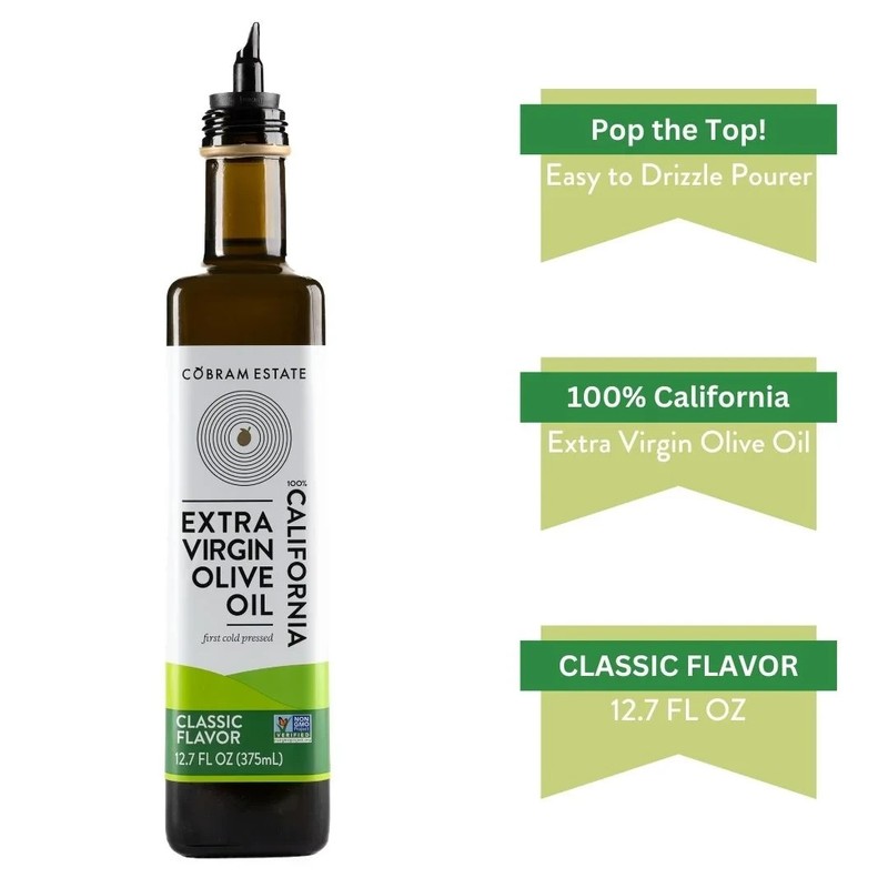 Cobram Estate Classic Flavor 100% California Extra Virgin Olive Oil, 12.7 fl oz gallery