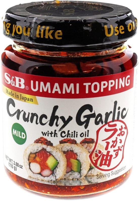 Authentic Japanese Chili Oil with Crunchy Garlic - 3.88 Fl Oz Umami Topping gallery