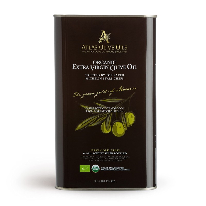 3 LT Organic Cold Press Extra Virgin Olive Oil with Polyphenol Rich from Morocco