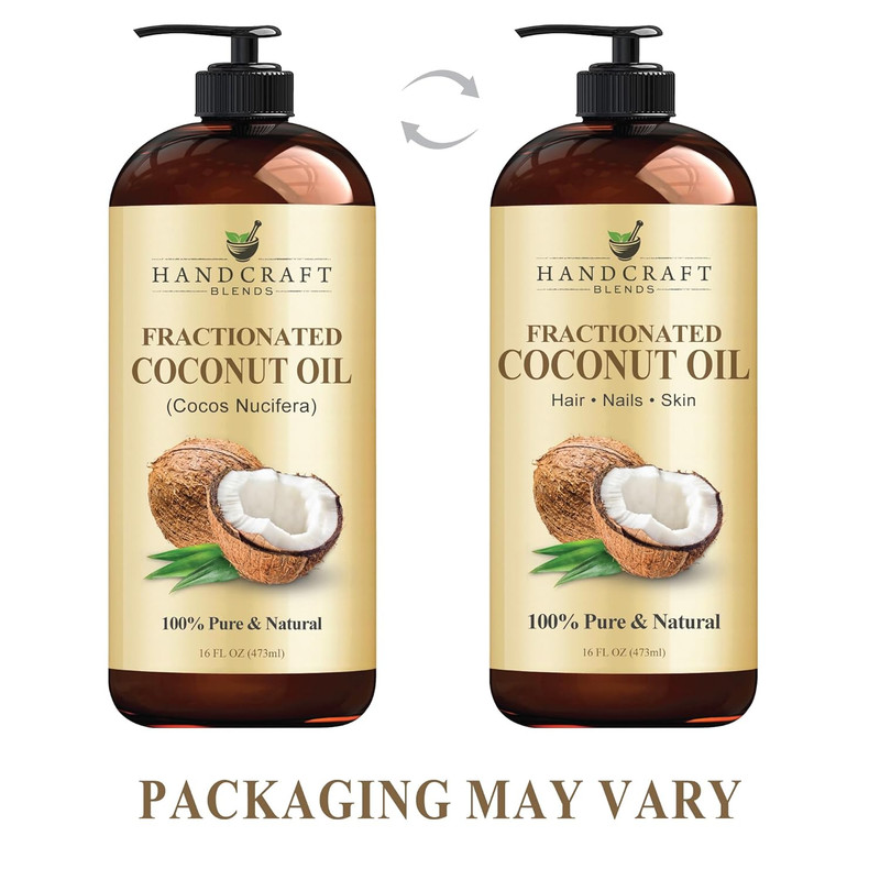 Handcraft Blends Fractionated Coconut Oil - 16 Fl Oz - 100% Pure and Natural - P gallery
