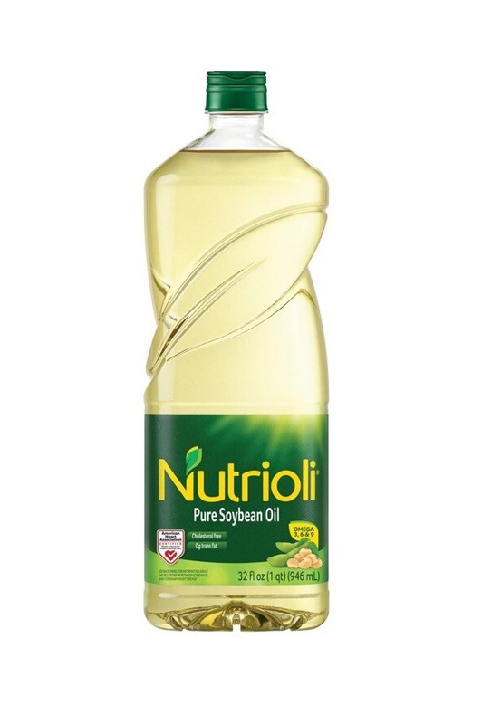 2 Bottles Nutrioli Pure Soybean Oil Aceite de Soya 32oz oil soy