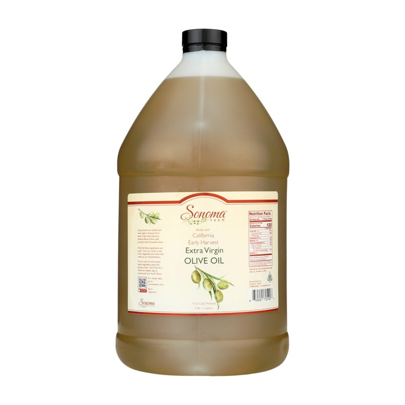2023 Crop Extra Virgin Olive Oil Cold Pressed Bulk 1 Gallon 128oz