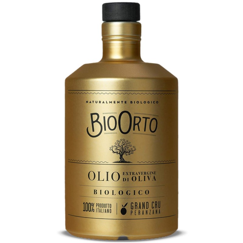 Organic Italian “Peranzana” Grand Cru Extra Virgin Olive Oil (500ml/16.9oz) M…
