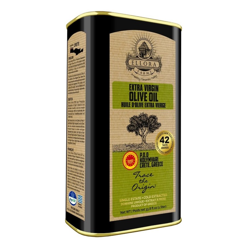Ellora Farms, Certified PDO Extra Virgin Olive Oil, Single Estate, Single…