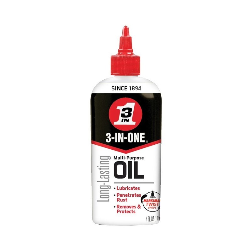 Multi-Purpose Lubricating Oil with Precision Spout, 4 Ounce Bottle