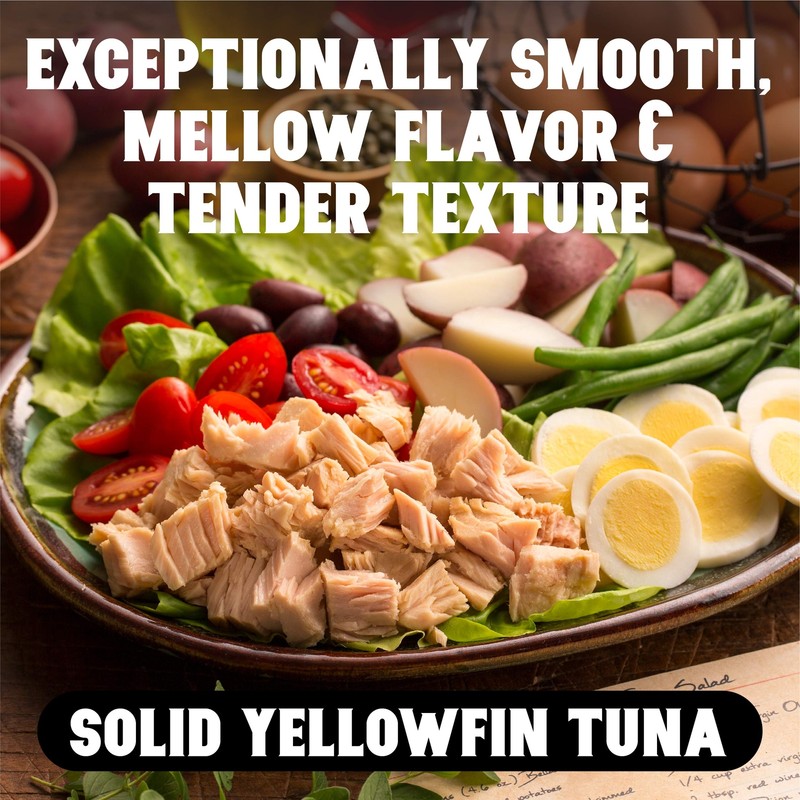 Portofino Solid Yellowfin Tuna In Extra Virgin Olive Oil - 4.5oz Can Pack of 12 gallery