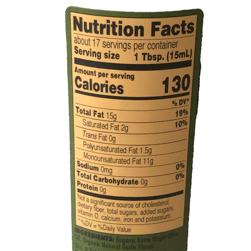 Trader Joe’s Garlic Infused Organic Extra Virgin Olive Oil, 8.5 Fl Oz, Pack of 2 gallery