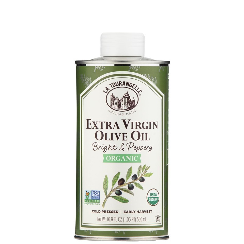 , Organic Extra Virgin Olive Oil, ColdPressed EVOO from Spain, 16.9 Fl Oz – S…