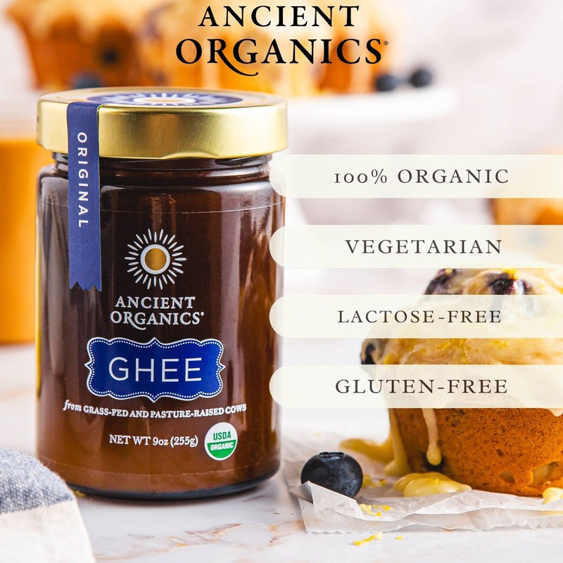 Ancient Organics Ghee - Organic Grass Fed Butter, 28 Ounce (Pack of 2) gallery