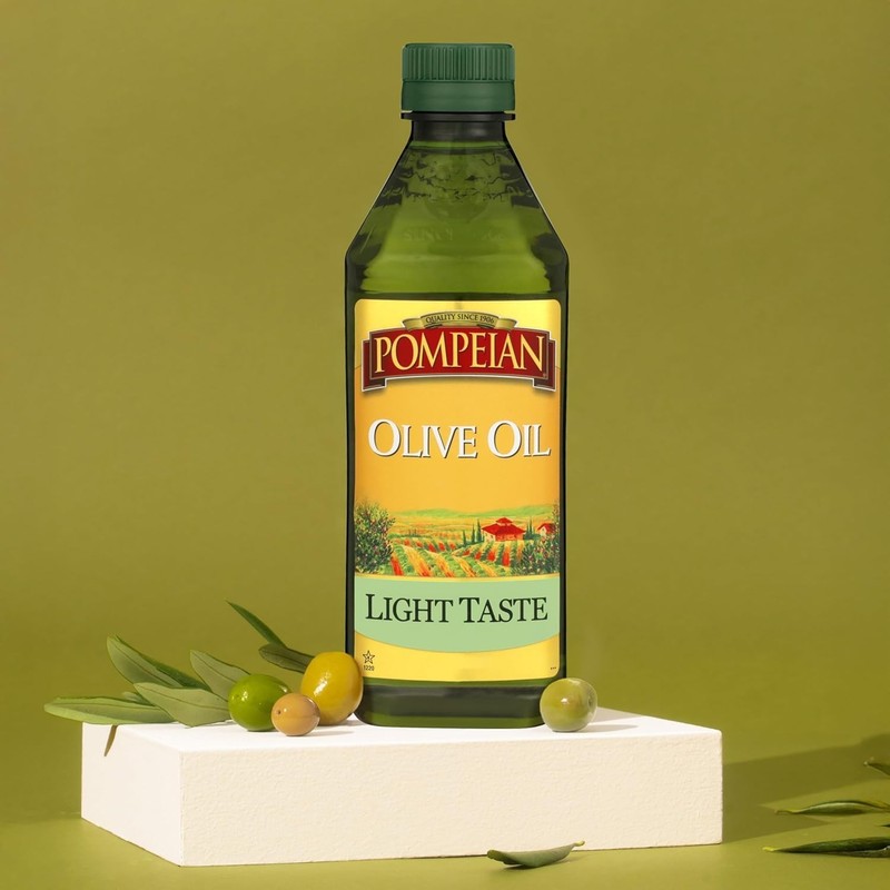 Pompeian Light Taste Olive Oil - 32 Fl Oz - 32 (Pack of 1) gallery