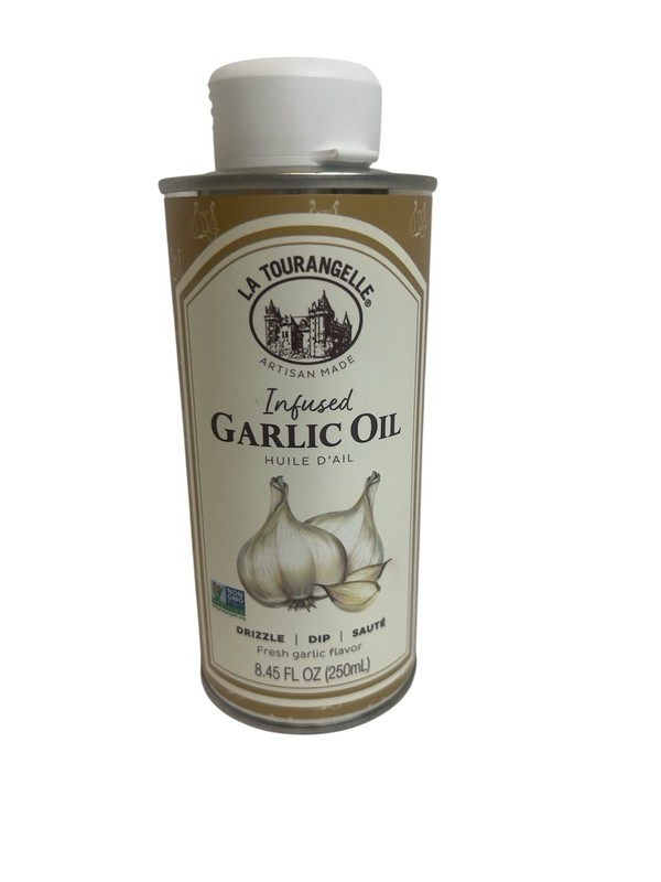 La Tourangelle INFUSED GARLIC OIL Fresh Garlic flavor 8.45 Fl Oz (250ml) NEW