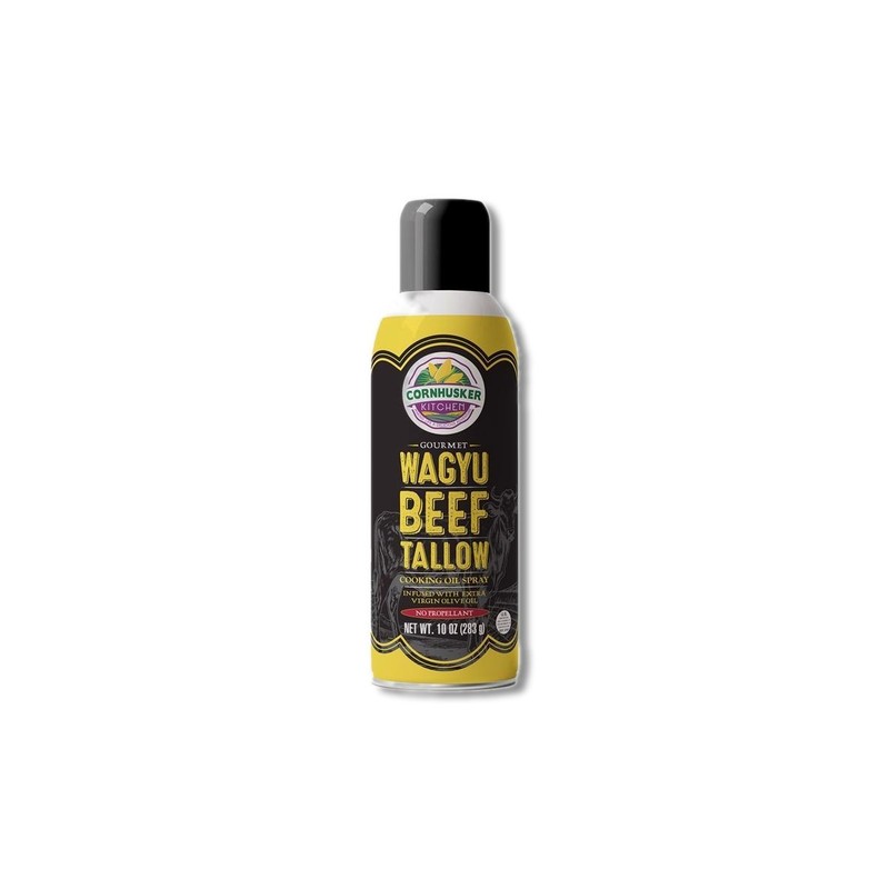 Cornhusker Kitchen Wagyu Beef Tallow Cooking Oil Spray 10 oz Canister 81205