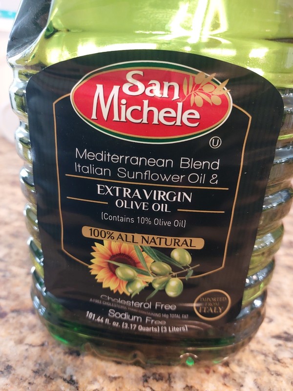San Michele Extra Virgin Olive Oil Blend-no sodium-100%natural- 2/3liters kosher