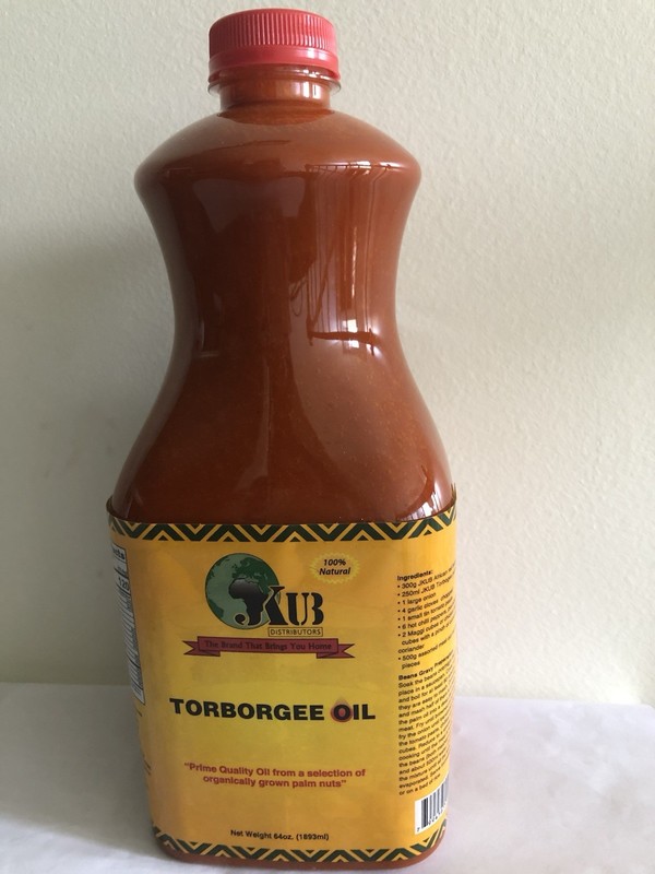 Torborgee Oil/100% Fermented Palm Oil 64oz
