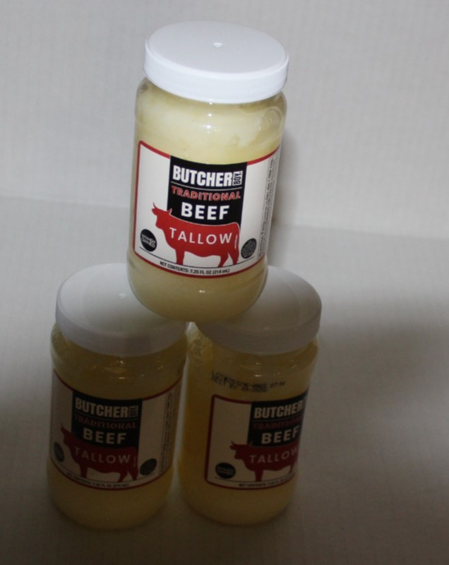 Butcher Boy Traditional Beef Tallow 7.25 fl oz each Lot of 3