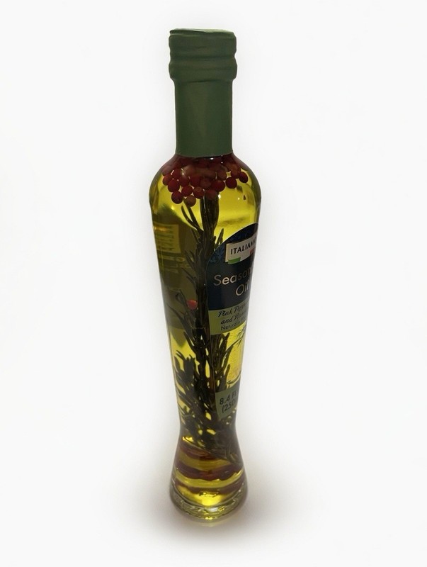 Italiamo Seasoning Oil Pink Peppercorn & Rosemary 250mL Product of Italy