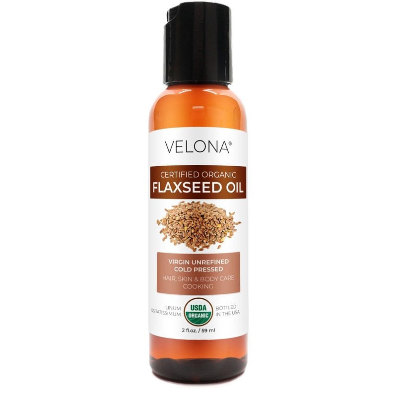 USDA Certified Organic Flaxseed Oil - 2 Fl Oz | 100% Pure and Natural Carrier... gallery