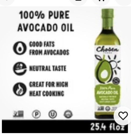Chosen Foods 100% Pure Avocado Oil, 25.4 Floz Glass Bottle, Non-GMO Delicious gallery