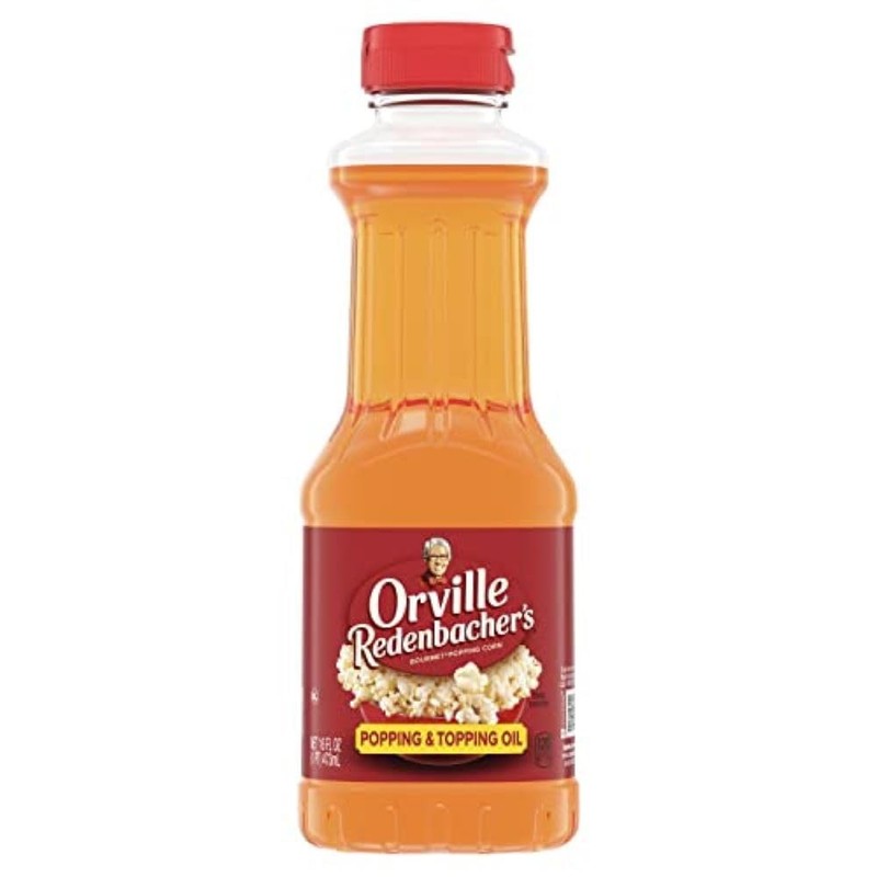 Orville Redenbacher’s Popcorn Oil, Butter Flavor, Movie Night Supplies, 16 fl…