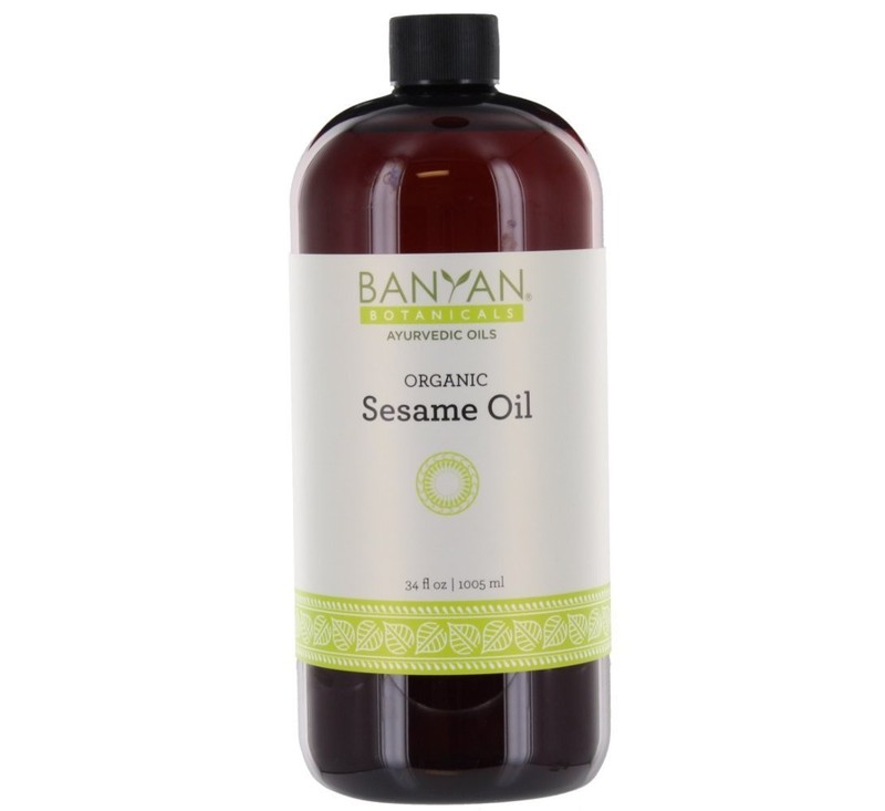 Organic & Unrefined Sesame Oil - 34oz Ayurvedic Beauty Elixir - & Non-GMO gallery