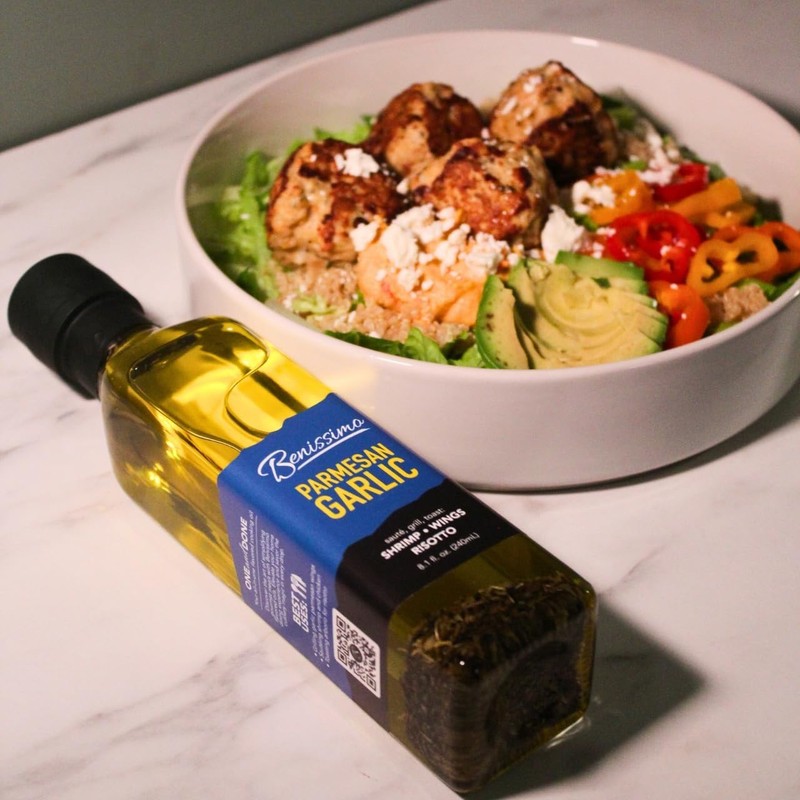 Versatile Parmesan Garlic Infused Cooking Oil, 8.1 oz – & Cholesterol-Free gallery