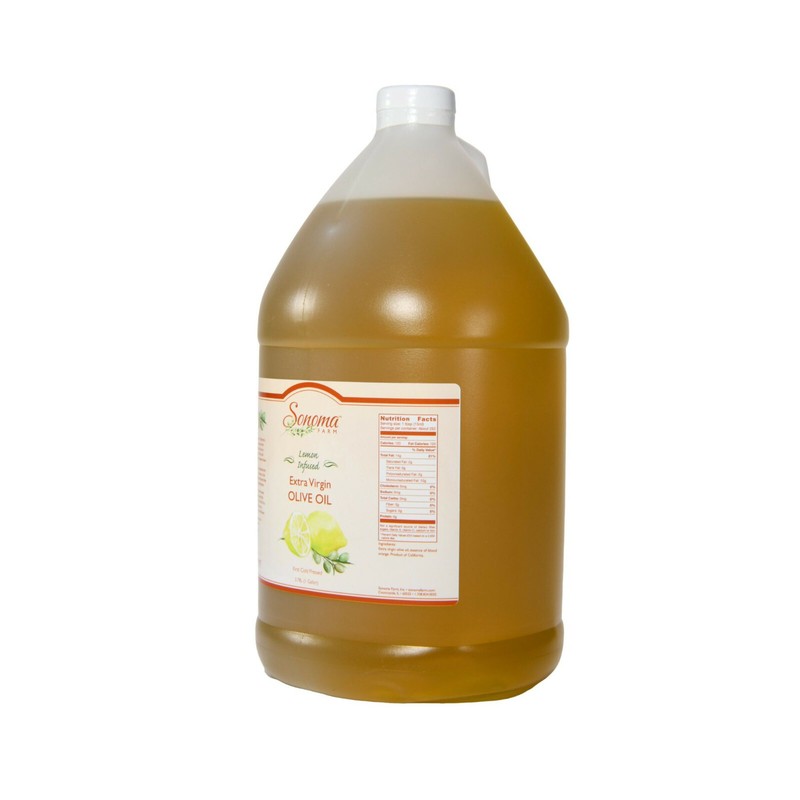 Lemon Infused Extra Virgin Olive Oil Bulk 1 Gallon / 3.8 Liter / 128 oz gallery