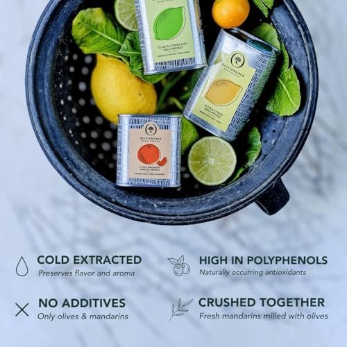 Gourmet Mandarin Extra Virgin Olive Oil | Cold Pressed Citrus EVOO for Salads & gallery
