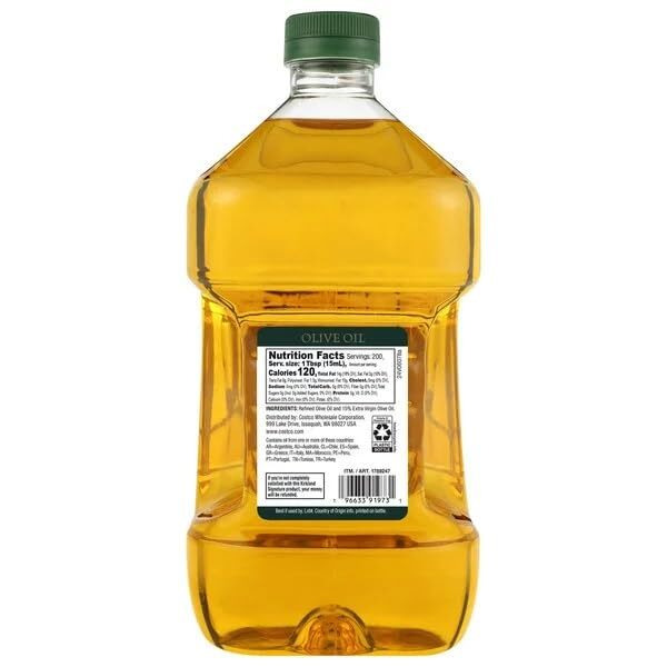 Kirkland Signature Refined Olive Oil, 3 L gallery