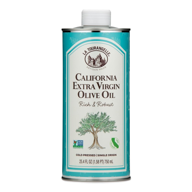 La Tourangelle California Extra Virgin Olive Oil, Cold-Pressed , 25.4 Fl Oz
