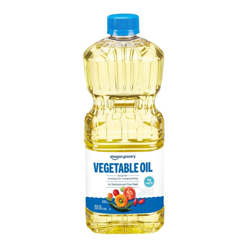 Vegetable Oil 48 Fl Oz – Cooking Oil for Frying, Baking & Food Prep
